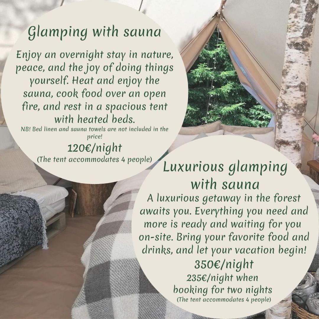 ホテル Kuusehaldja Glamping Kohila エクステリア 写真